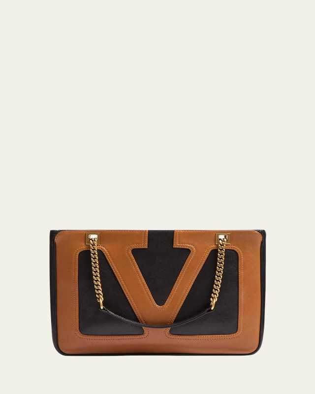 Viva Superstar Small Leather Tote Bag